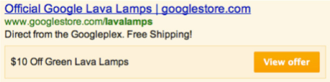 Google AdWords Offer Extensions Google AdWords Offer Extensions