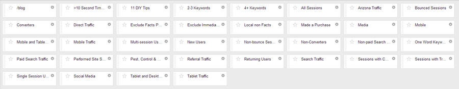 Advanced Segments Advanced Segments