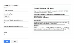 Custom Metric