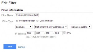 Exclude IP Address Filter