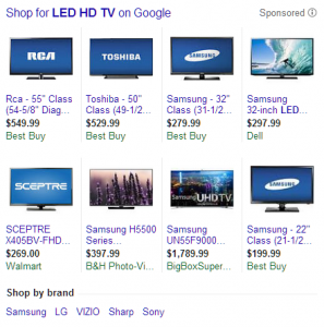 Product Listing Ads