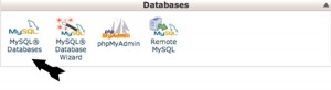 Setting Up Database Step 1