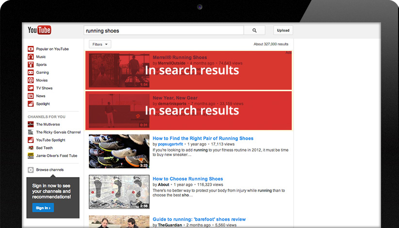 trueview nuttaputch adverteren insearch youtub reelseo