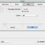 MAMP PHP Settings