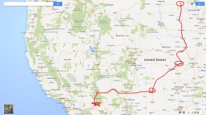 Travel Map Fargo to Phoenix, Arizona Travel Map Fargo to Phoenix, Arizona