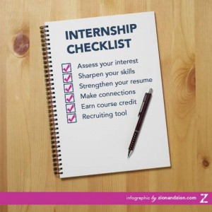 Internship Checklist Internship Checklist