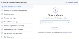 Facebook Ad Objectives