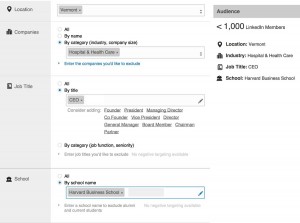 Linkedin Ad Targeting