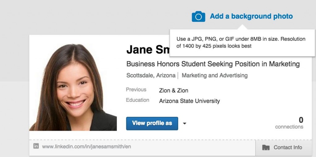 Update LinkedIn Background Image Update LinkedIn Background Image