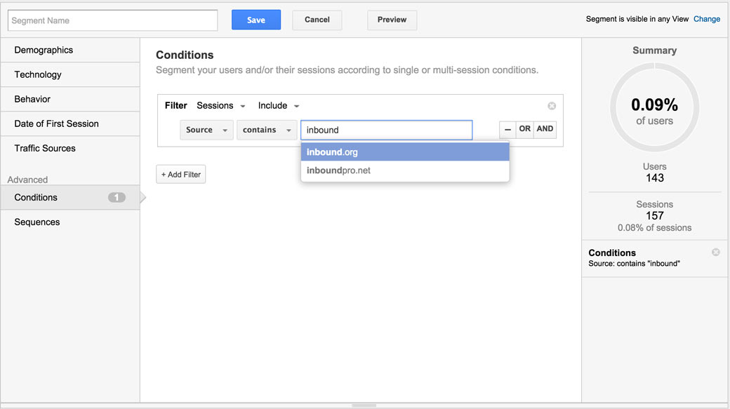 Google Analytics Social Segment Custom Google Analytics Social Segment Custom