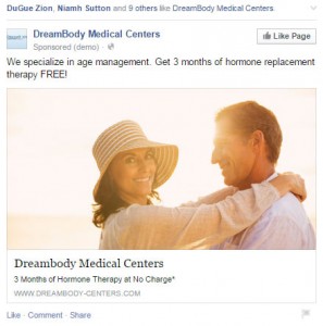 DreamBody Facebook Ad