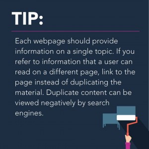 One Topic Per Page One Topic Per Page