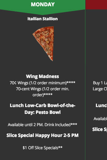 mobile menu venezias