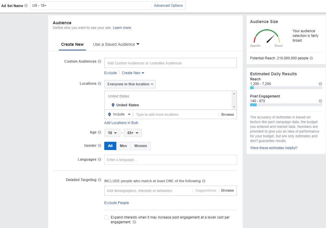 audience targets