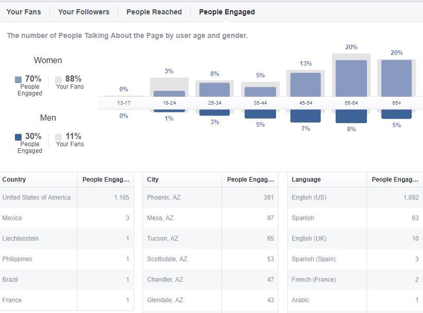 fb engaged insights