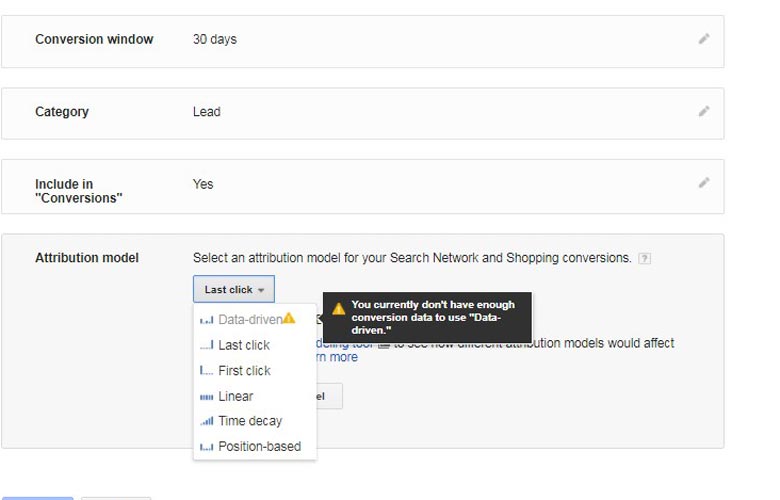 data driven attribution model