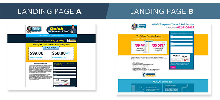 Plumbing Masters Advanced Paid Search Right Side - PPC