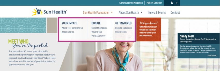 sun health example