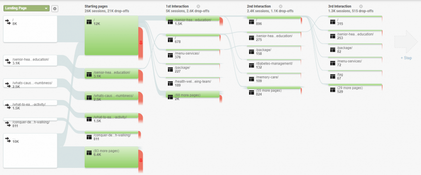 Behavior Flow | Google Analytics