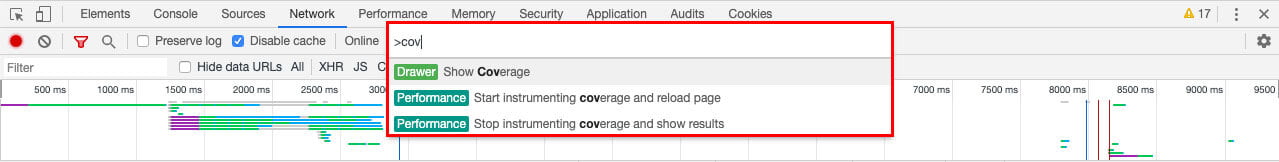 Network Command Menu | Use Chrome DevTools To Audit Your Site’s Performance