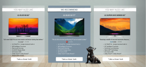 LG TV Example | Calling Your Content to Action