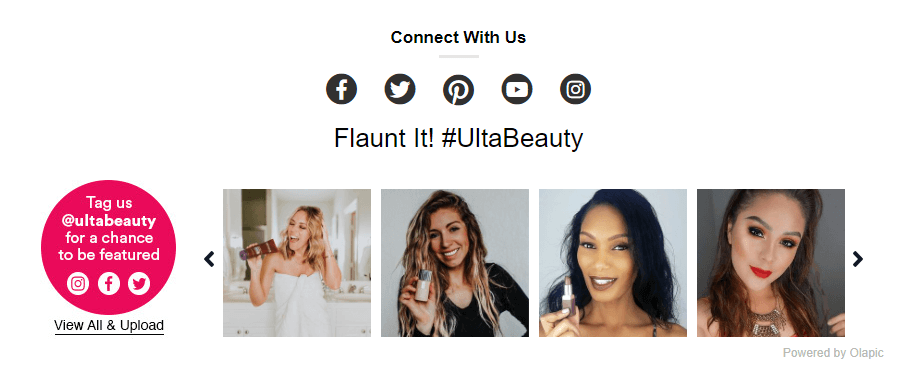 Ulta Beauty Social Media Example | Calling Your Content to Action