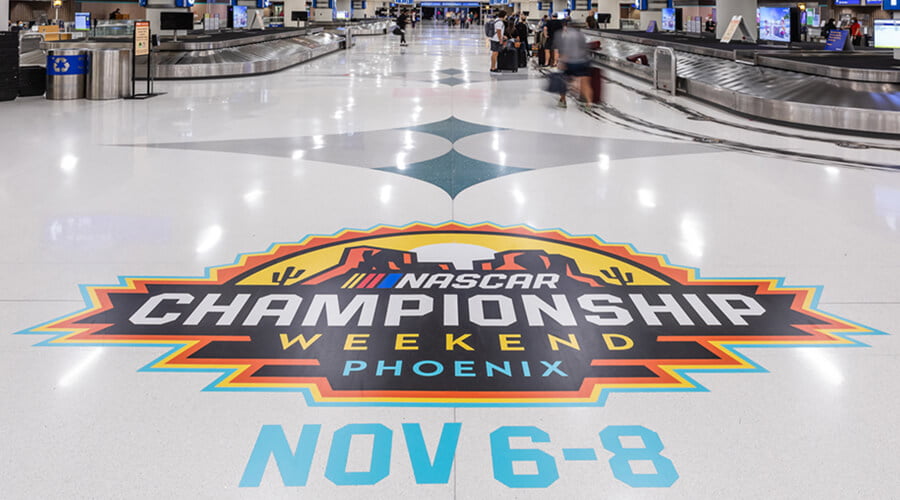 NASCAR Airport Signage