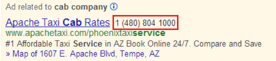 Google AdWords Location Extension Google AdWords Call Extension