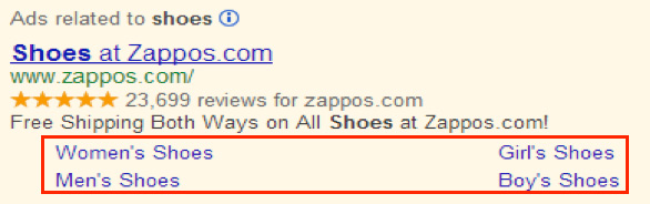 Google AdWords Sitelinks Extension Google AdWords Sitelinks Extension