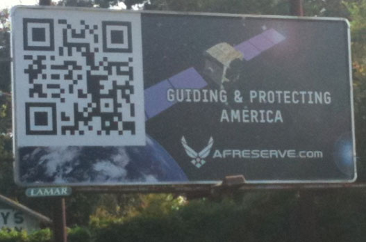 QR Code on a Billboard