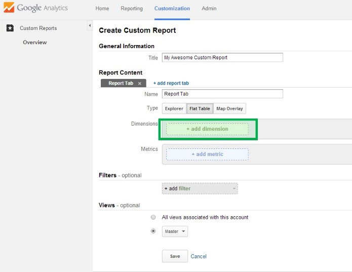 Choose Dimension Choose Dimension
