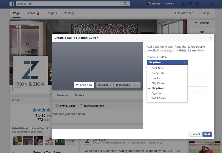 Choose a Call-to-Action Button Type