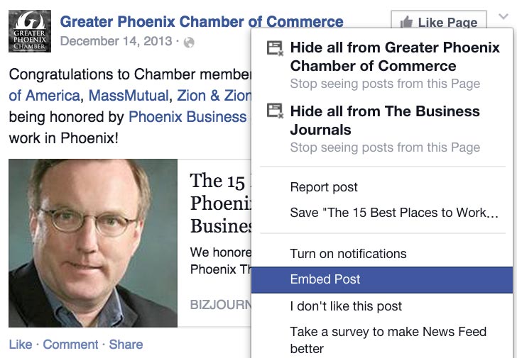 Facebook Testimonials