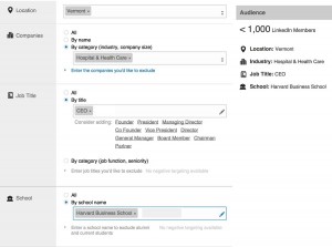 Linkedin Ad Targeting Linkedin Ad Targeting