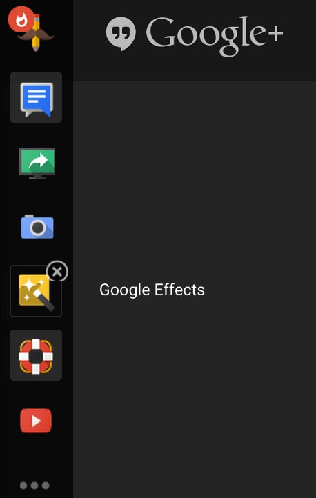 Google Plus Hangout Options