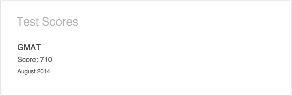 Highlight Test Scores