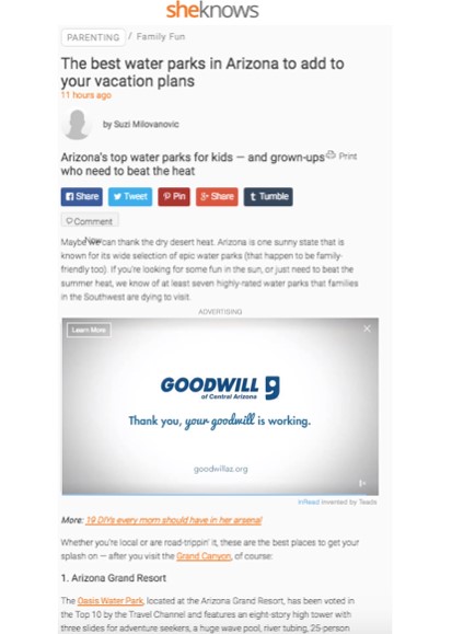 native advertising example