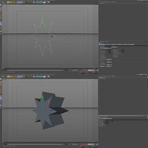 Extrude object example