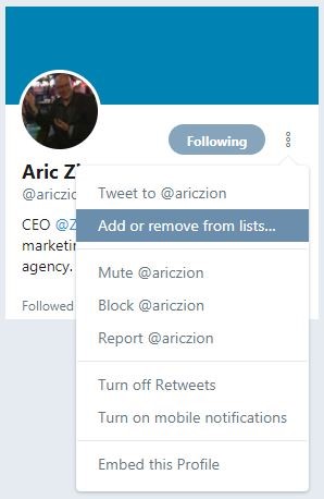 adding users to list