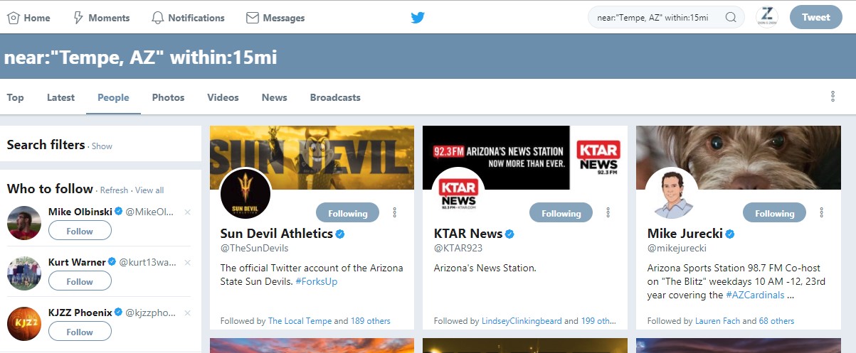 advanced search twitter