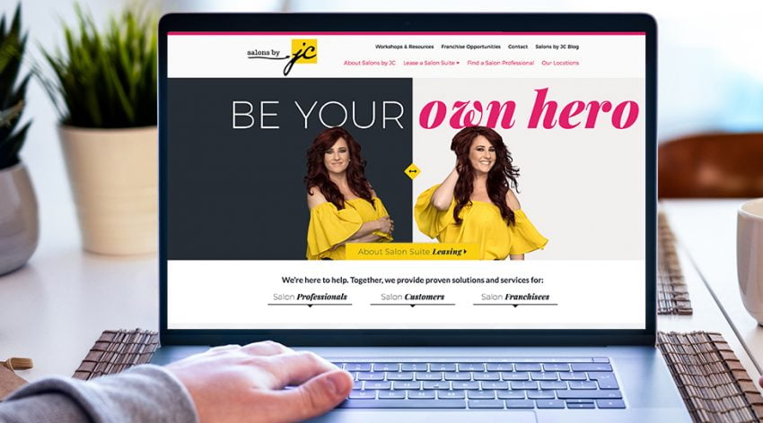 Salons by JC | Brand Tone and User Experience (UX)