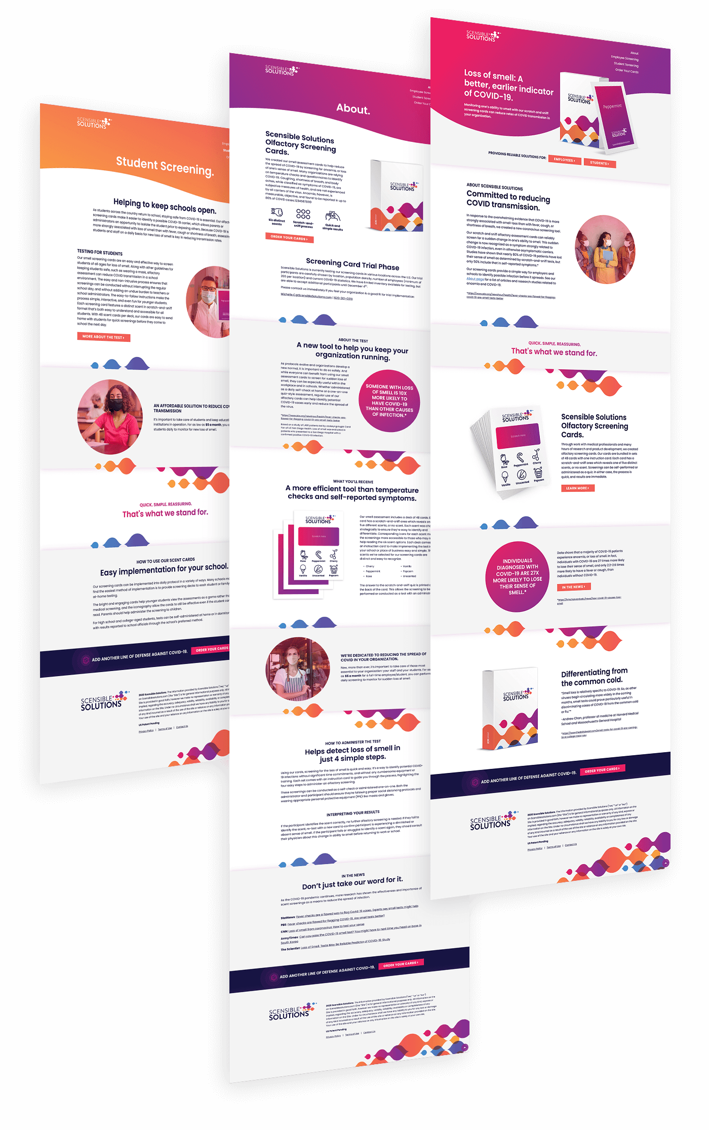 Scensible Solutions Website