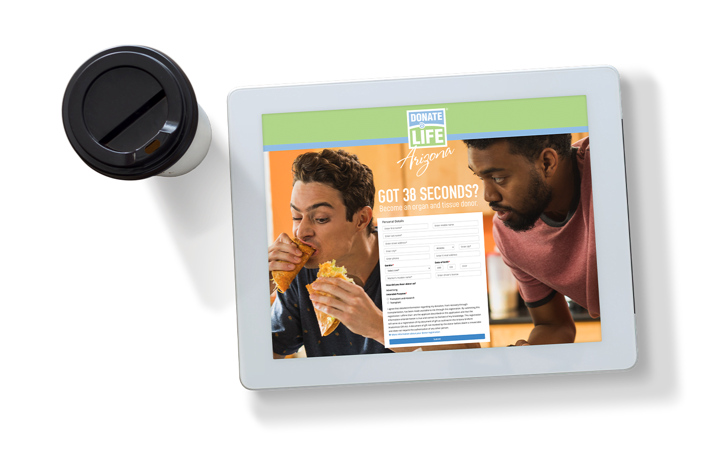 Donate Life Landing Page