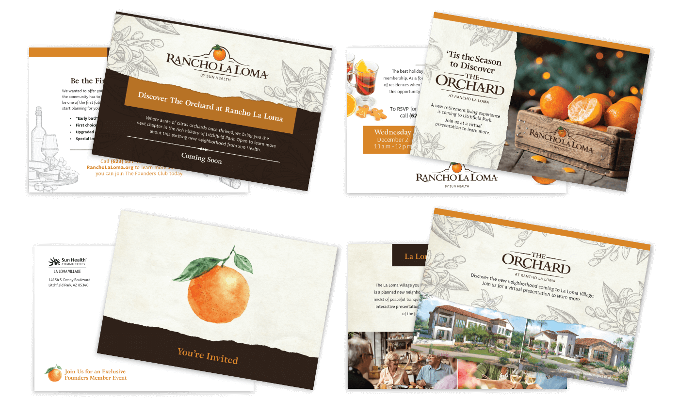 Rancho La Loma Print Collateral