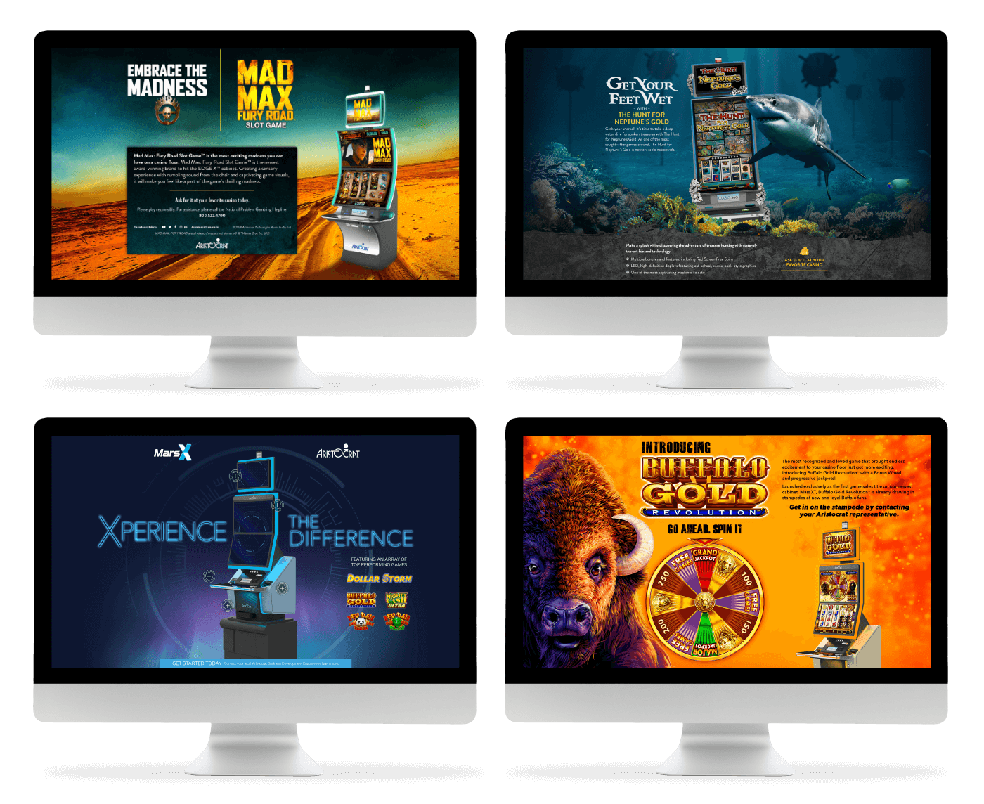 Aristocrat Landing Pages