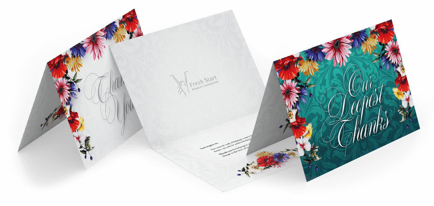 Fresh Start Thank You Cards