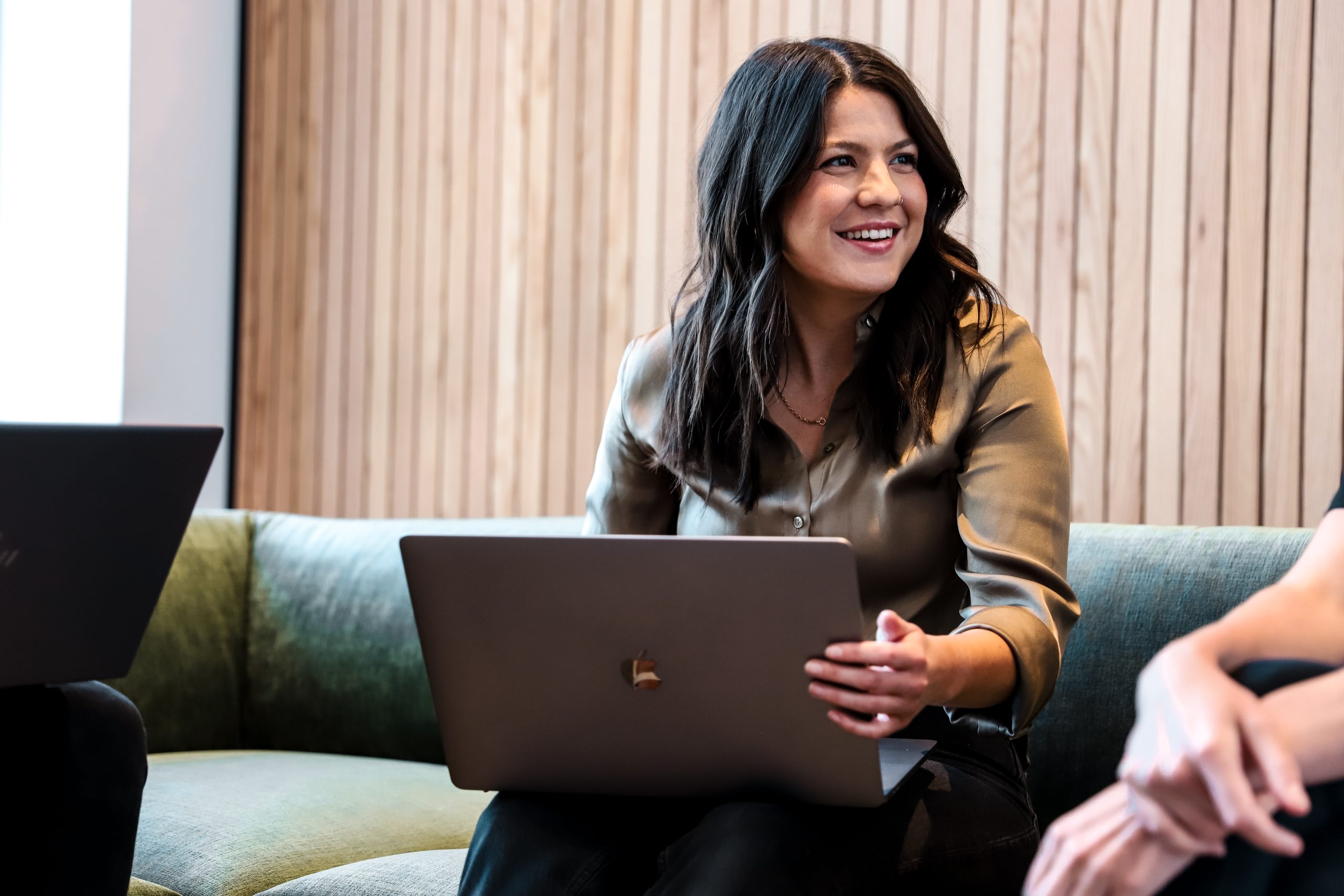 Zion & Zion employees working with clients