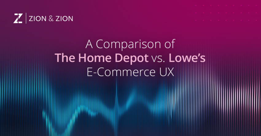 A Comparison of The Home Depot vs. Lowe’s E-Commerce UX